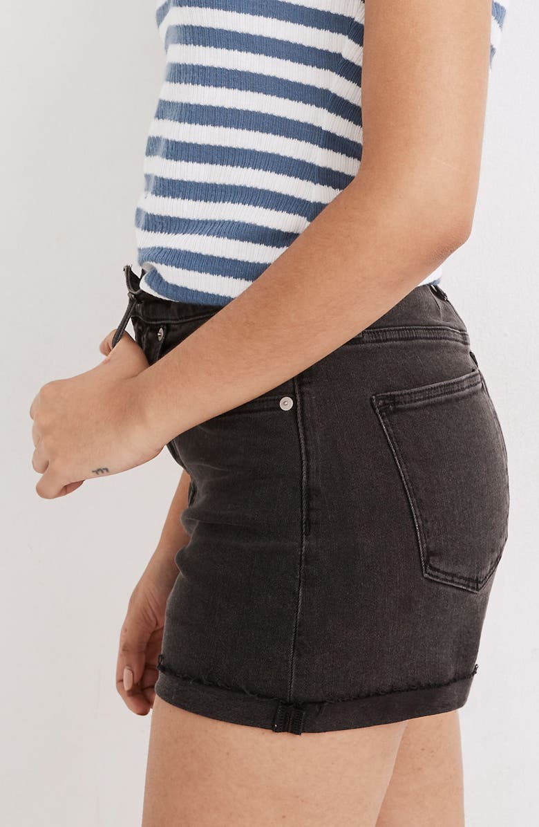 Madewell Curvy High-Rise Denim Shorts, Alternate, color, 
