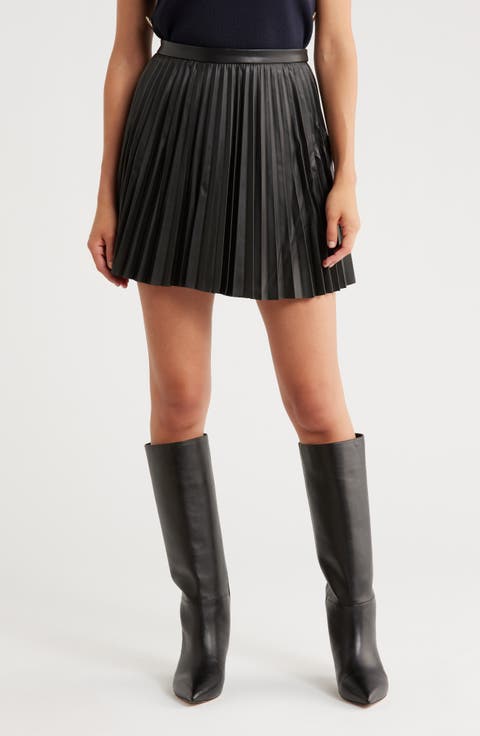 faux leather skirt nordstrom rack