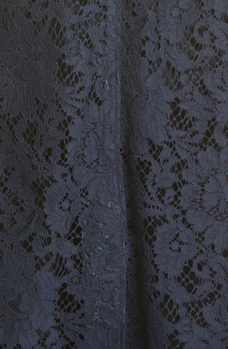 Burberry Gracehill Macramé Lace Wrap Trench Coat, Alternate, color, 