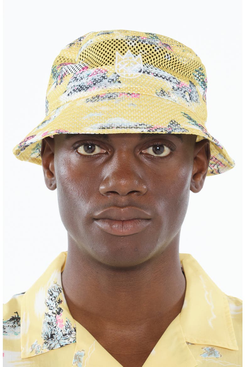Cult Floral Bucket Hat, Alternate, color, SENSHI