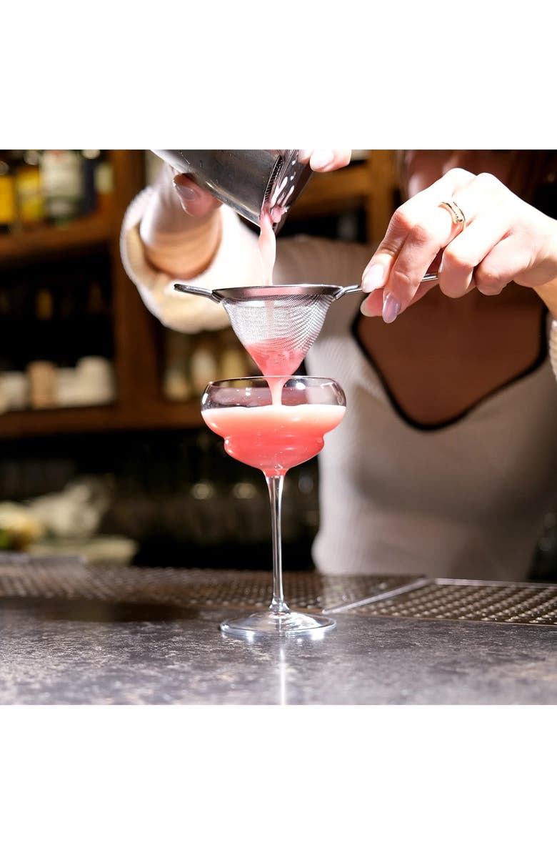 Luigi Bormioli Nick & Nora Backdoor '20s Set of 4 Cocktail Glasses, Alternate, color, Clear