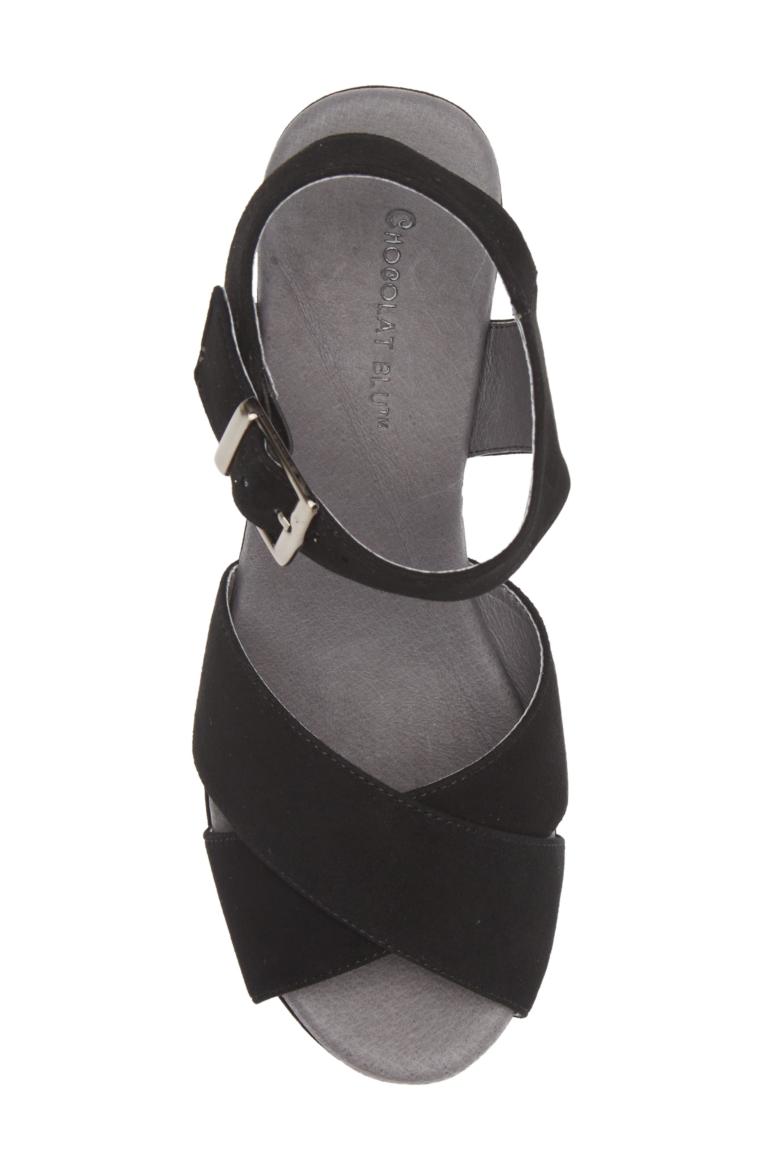 Chocolat Blu Ginny Ankle Strap Platform Sandal, Alternate, color, 