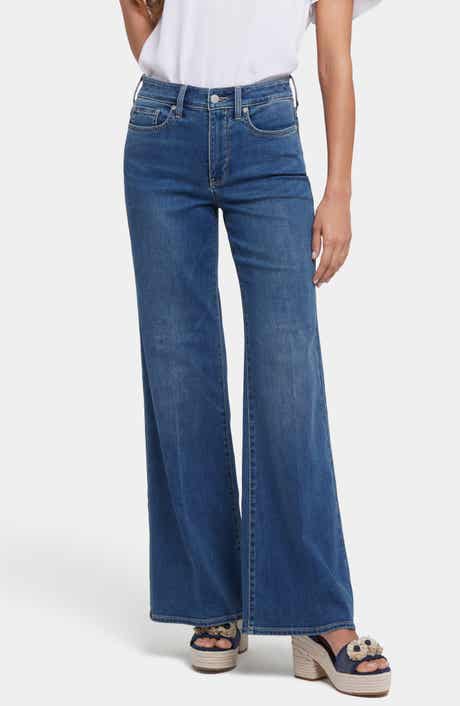 NYDJ Mia Palazzo High Waist Flare Jeans