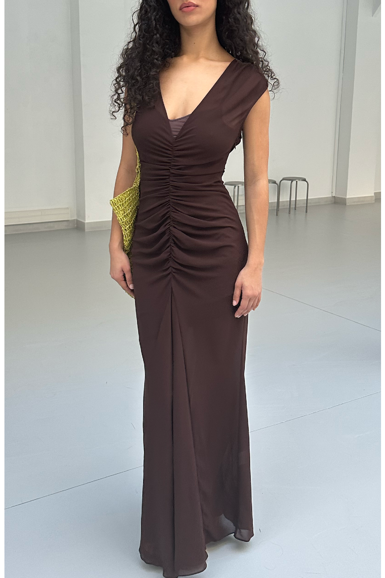 Frankie Dress, Alternate, color, Dark Brown