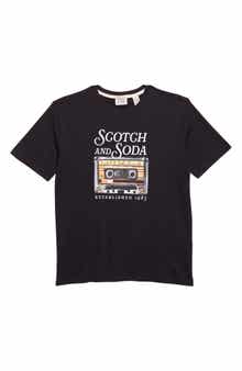 Scotch & Soda Kids' Cassette Graphic T-Shirt
