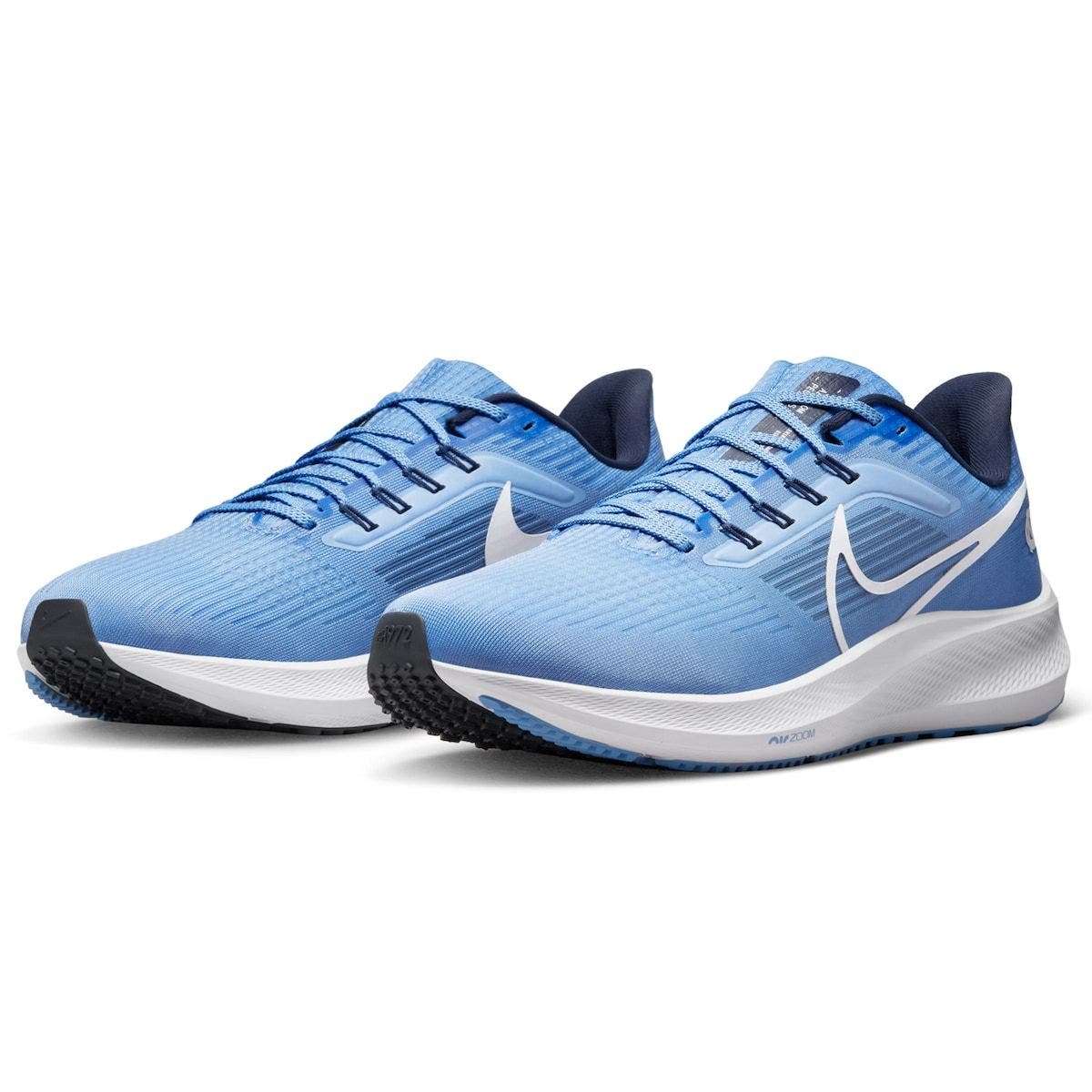 Nike Unisex Nike Carolina Blue North Carolina Tar Heels Zoom Pegasus 39 Running Shoe, Alternate, color, 