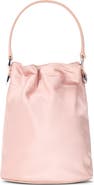 STAUD Lila Satin Mini Bucket Bag