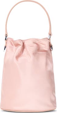 STAUD Lila Satin Mini Bucket Bag