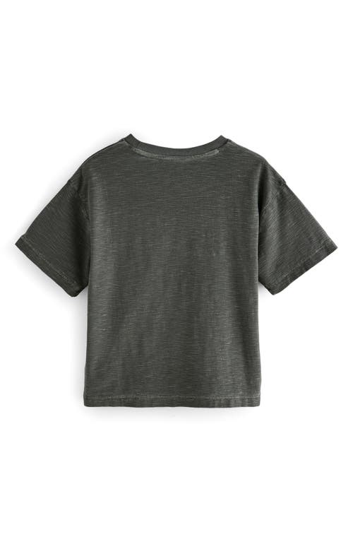 Smallsaints By Allsaints Kids' Logo Embroidered Cotton Graphic T-shirt In Grey