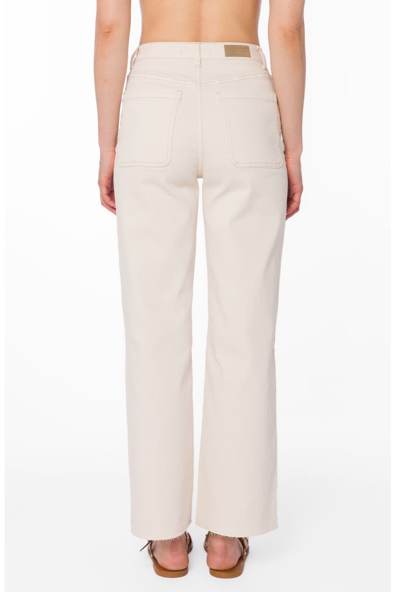 Kera High Waist Wide Leg Jeans, Alternate, color, ECRU