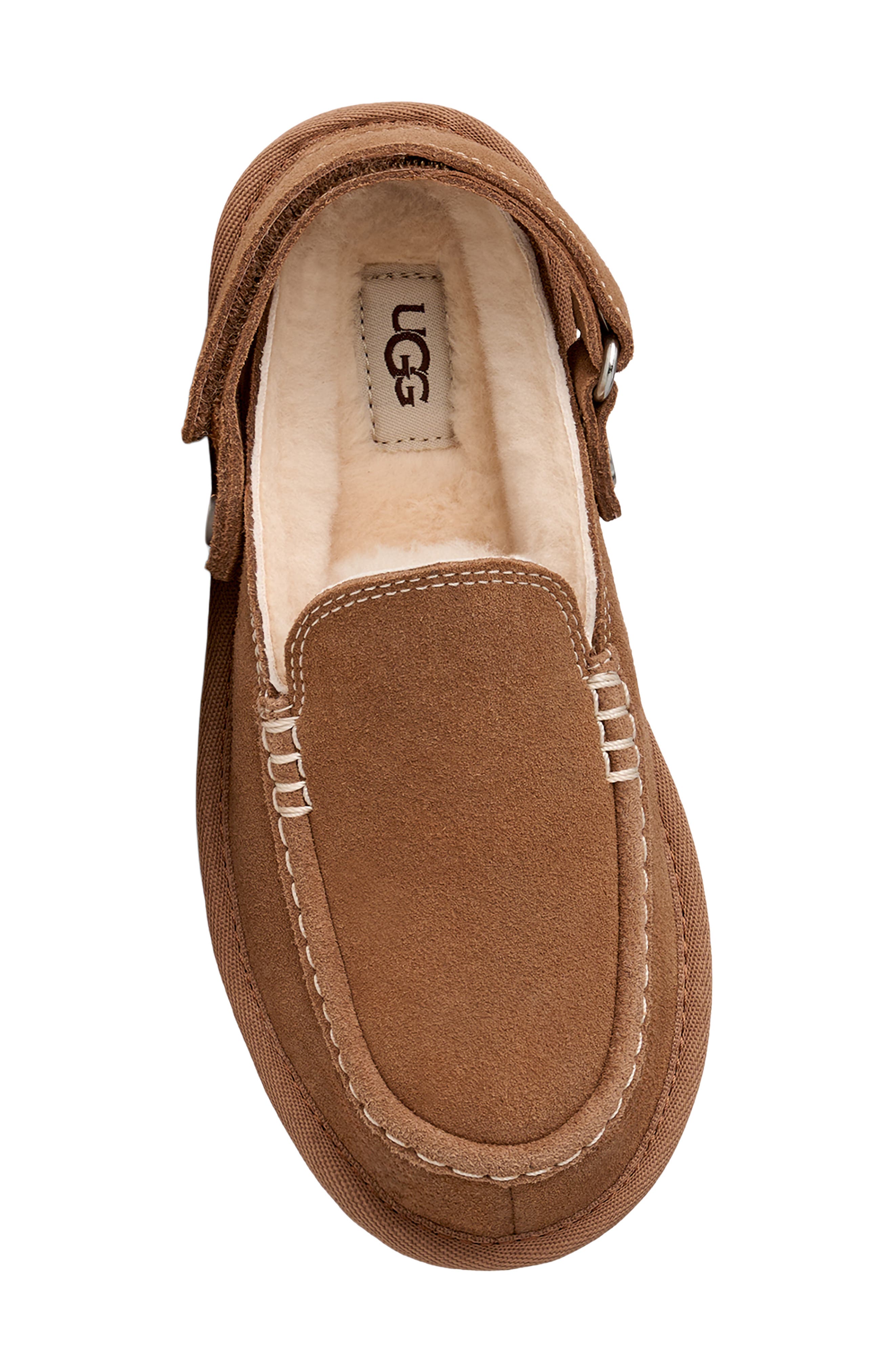 Kids' Goldenstar Evelina Genuine Sheepskin Lined Clog, Alternate, color, CHESTNUT