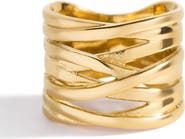 Mint & Lily Wire Wrap Statement Ring