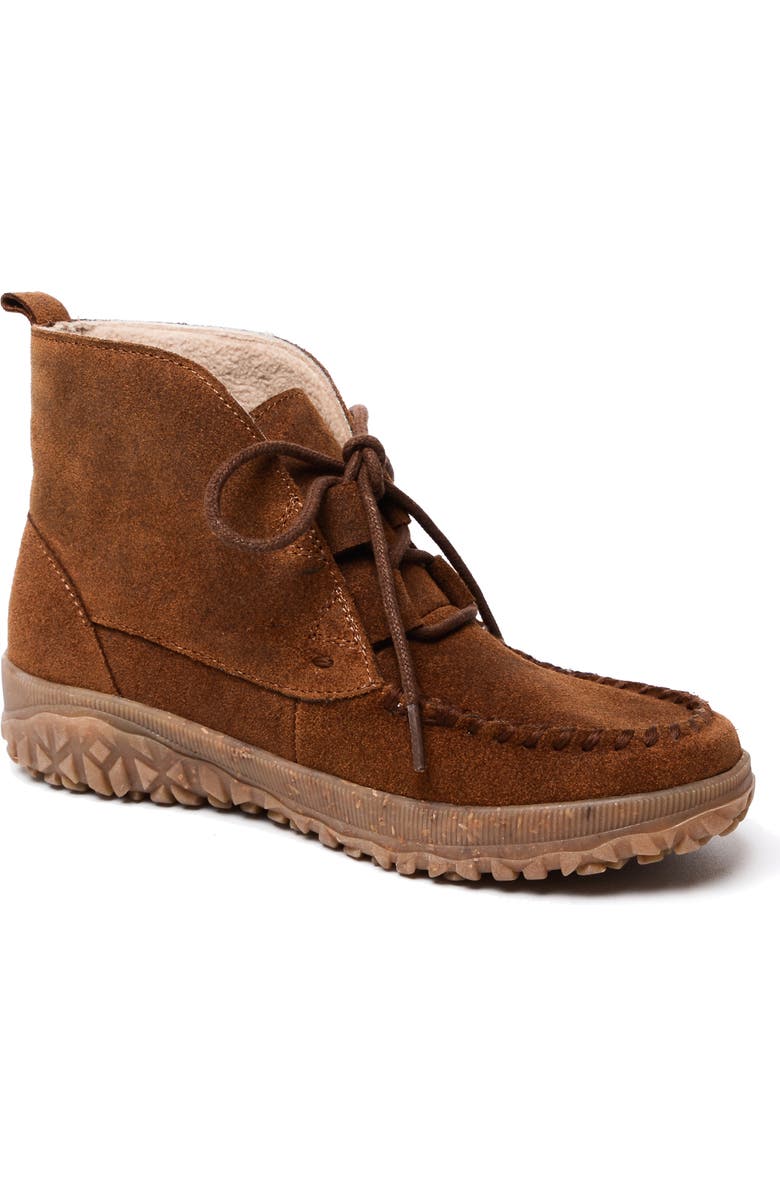 Minnetonka Tealey Bootie, Main, color, Brown