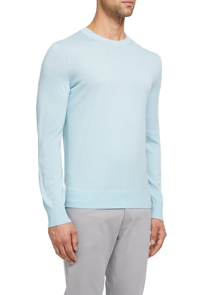 Regal Crewneck Sweater, Alternate, color, SEAFOAM