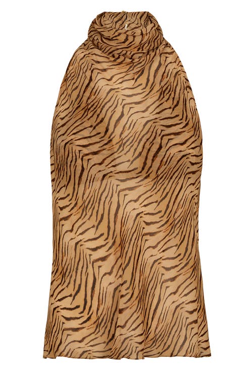 Ro Semisheer Halter Cover-Up Top