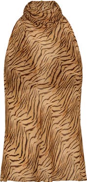 ViX Paula Hermanny Ro Semisheer Halter Cover-Up Top