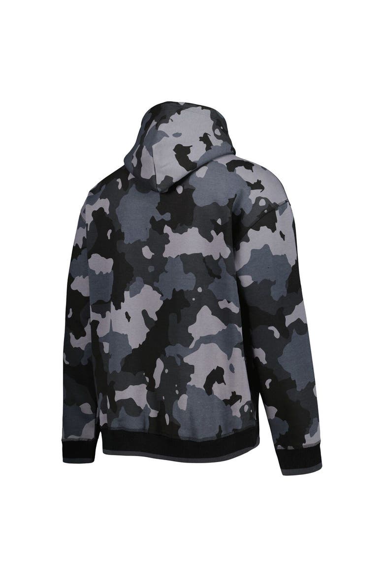 Men's The Wild Collective Black Denver Broncos Camo Pullover Hoodie, Alternate, color, Black
