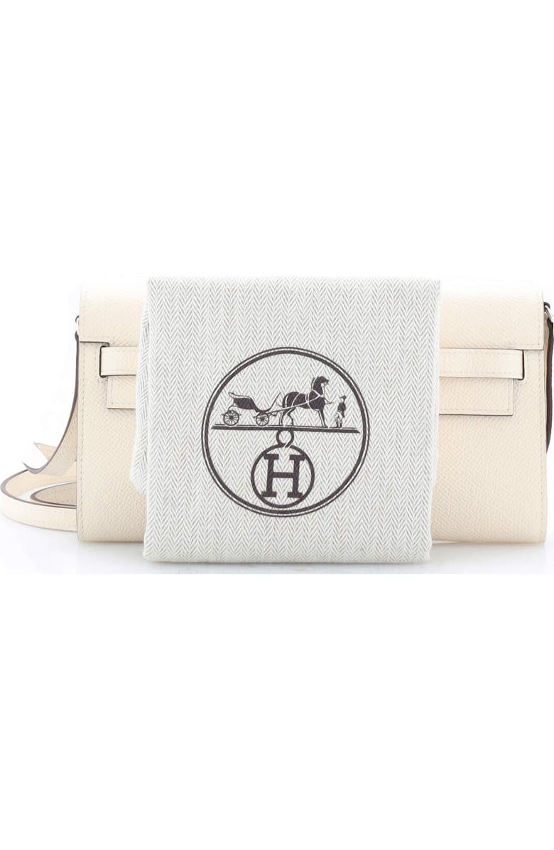 Pre-Owned Hermes Kelly To Go Wallet Verso Epsom, Alternate, color, Verso - Nata/Sesame