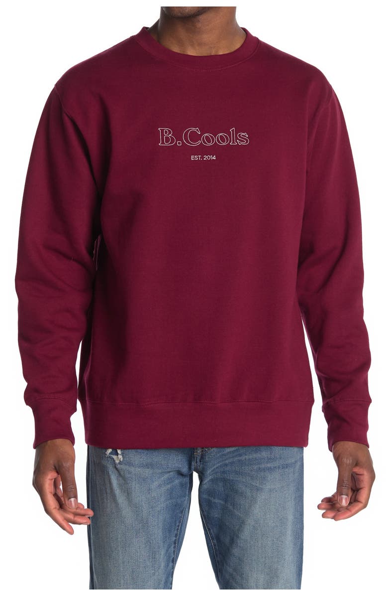 Barney Cools Logo Crew Neck Sweatshirt, Main, color,