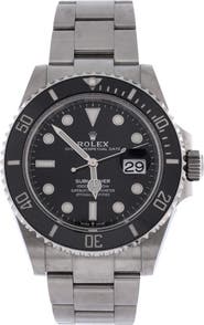 Pre-Owned Rolex Oyster Perpetual Submariner Date Automatic Watch Stainless Steel and Cerachrom 41