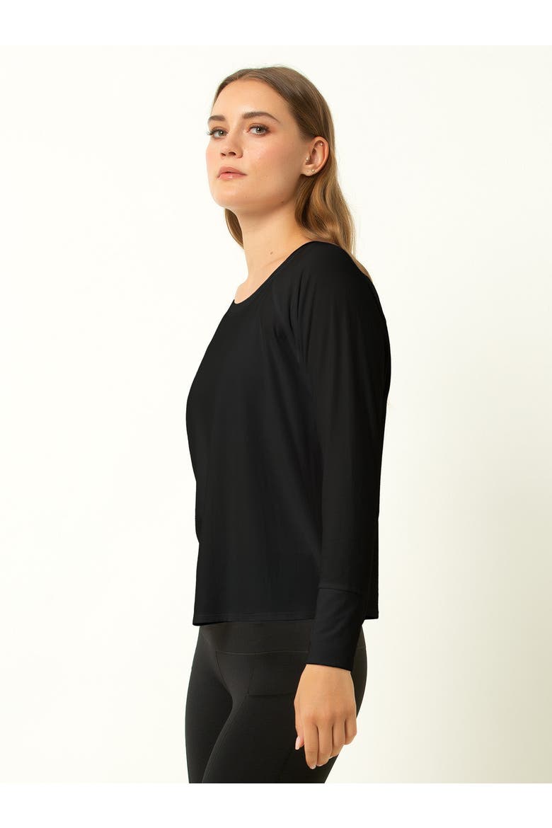 Featherweight Long Sleeve Top, Alternate, color, White