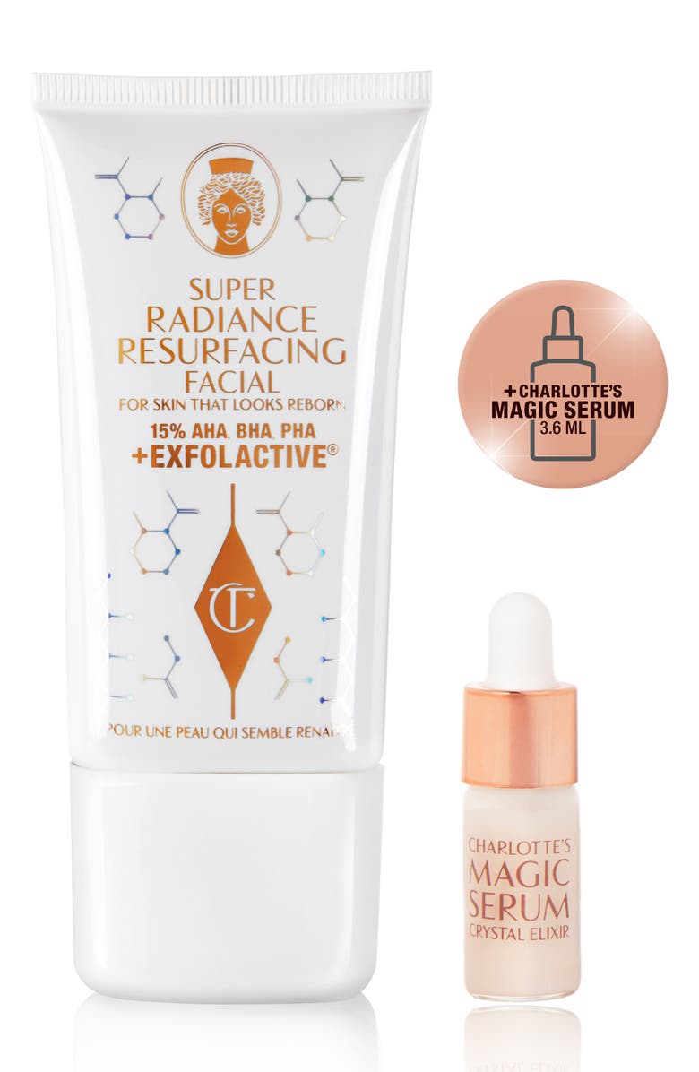 Charlotte Tilbury Super Radiance Resurfacing AHA + BHA + PHA Facial Exfoliating Mask, Alternate, color, 