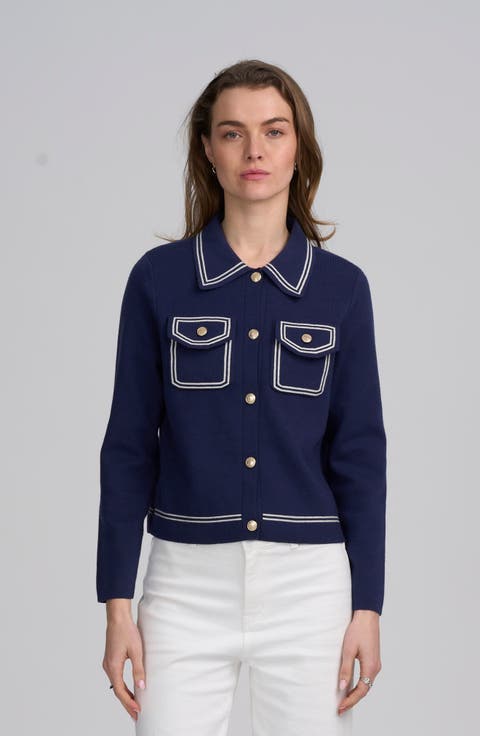 Fine Gauge Western Cardigan