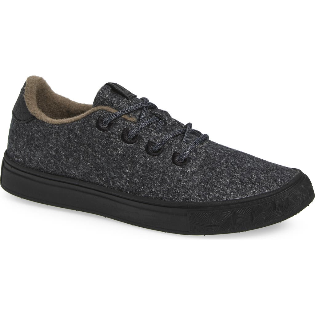 YY Nation Cirro Wool Blend Water Resistant Low Top Sneaker in Charcoal /Black  product