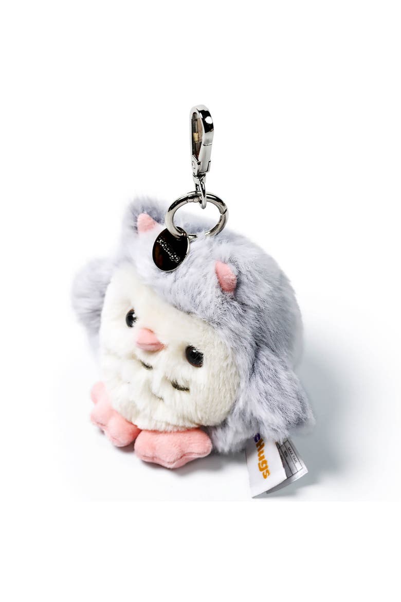 Owl Plush Bag Charm, Alternate, color, Multicolored