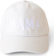 Sunshine Studios Mama Embroidered Corduroy Baseball Hat