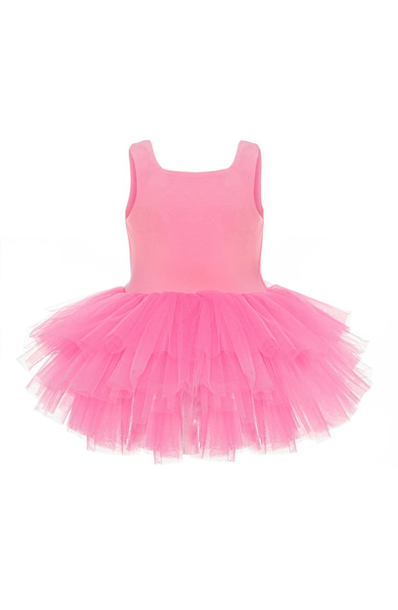 Mini Celebrities Magnolia Sleeveless Fluffy Tutu Dress, Alternate, color, Pink Magnolia