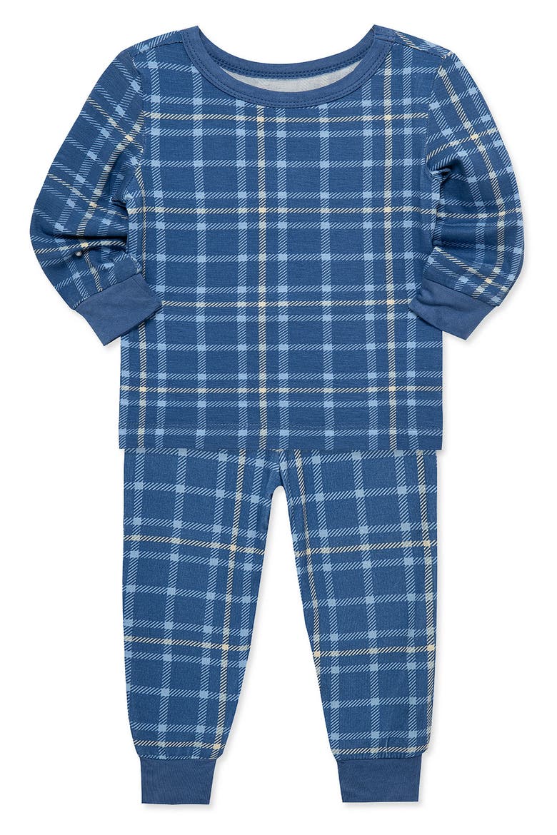 Kids' Puppies 4-Piece Pajama Set, Alternate, color, BLUE/ WHITE