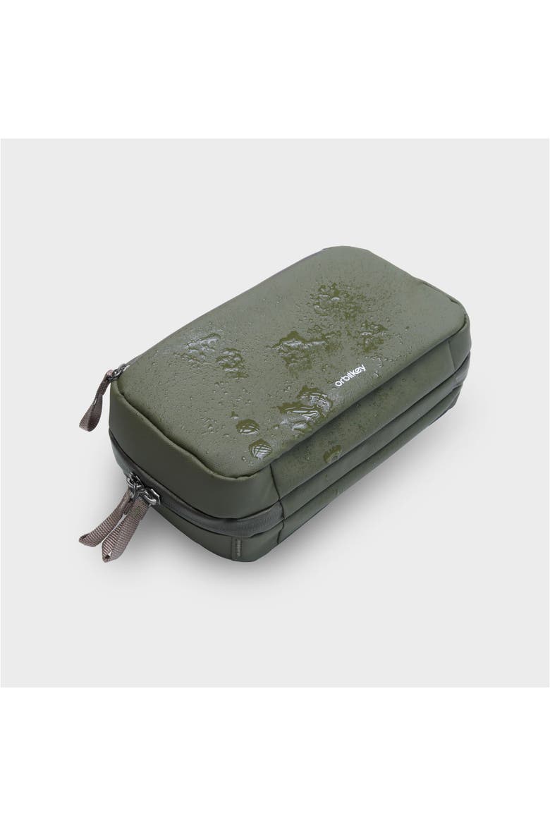 2-in-1 Tech Accessory Pouch, Alternate, color, Olive