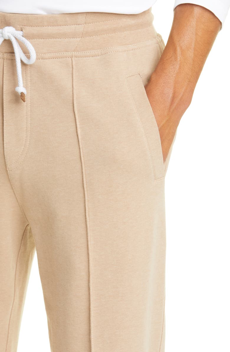 Brunello Cucinelli Men's Crete Cotton Joggers, Alternate, color, 