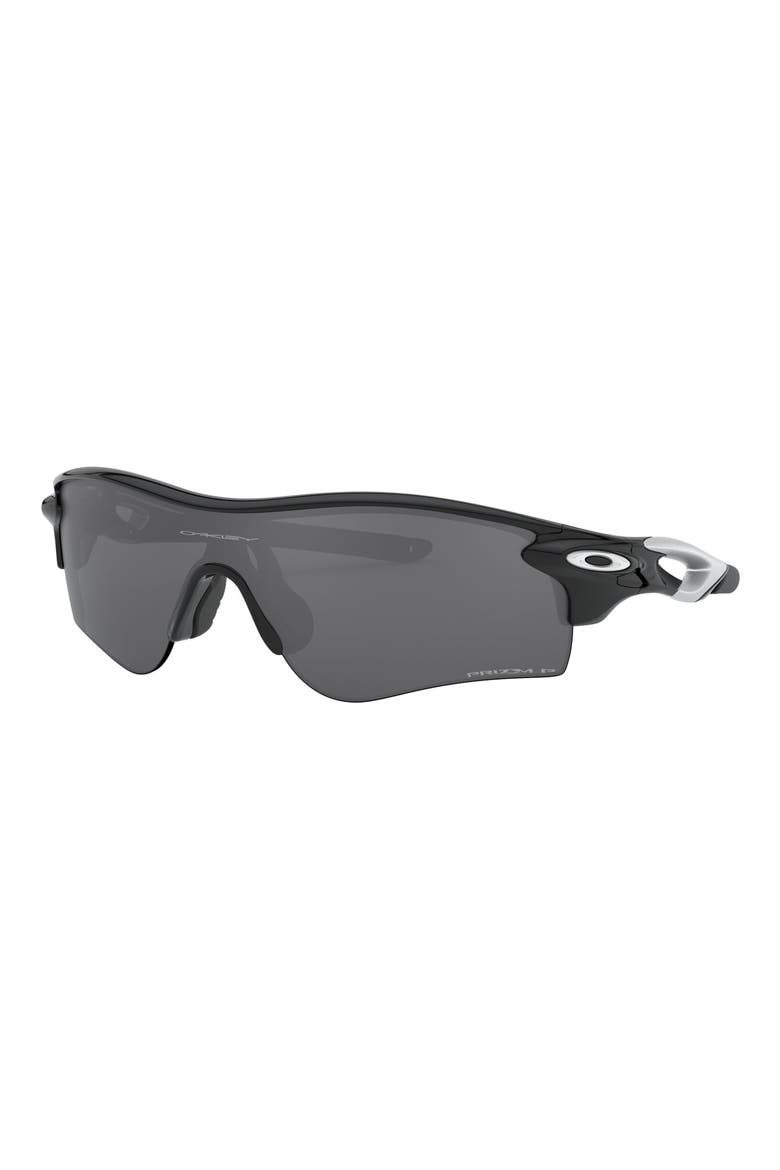 Radar® EV Path® 138mm Prizm™ Polarized Wrap Shield Sunglasses, Alternate, color, BLACK