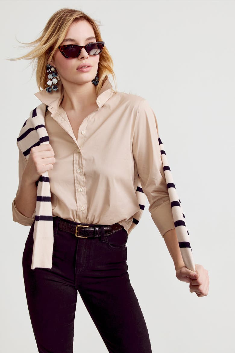 The Icon Shirt, Alternate, color, Taupe