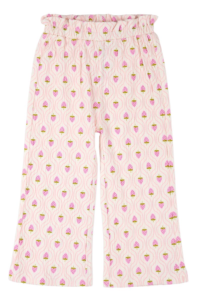 Petit Lem’s Mini Threads Ruffle Top, Crinkle Pants & Headband Set, Alternate, color, 