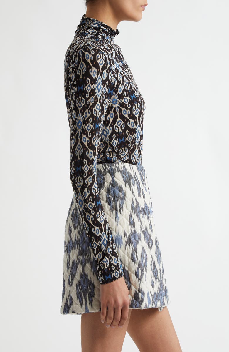 Ulla Johnson Aurelia Turtleneck, Alternate, color, Obsidian