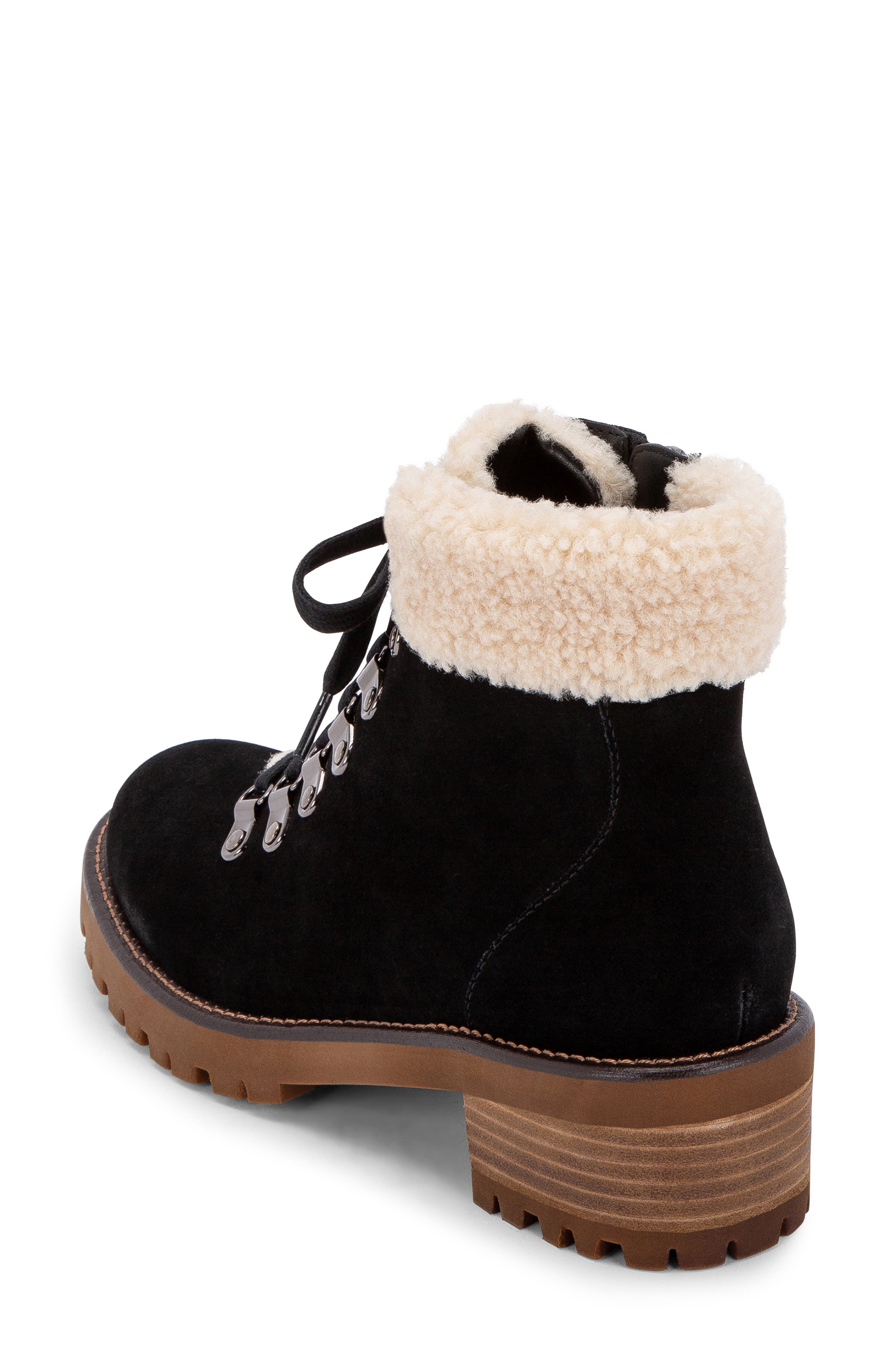 Blondo Melissa Faux Shearling Cuff Waterproof Boot, Alternate, color, 