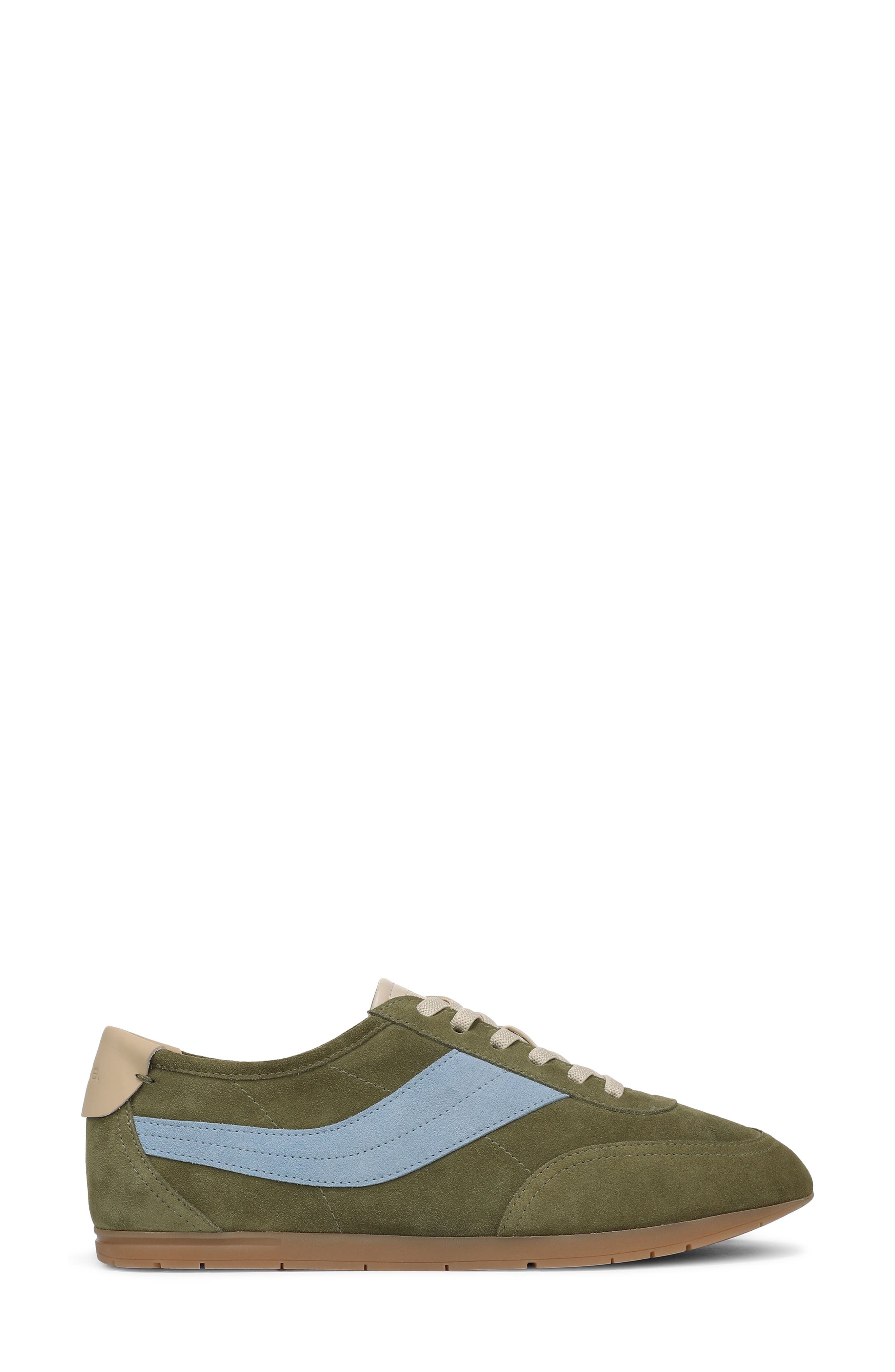 Vince LA Runner Sneaker, Alternate, color, Loden Green/ Glacial Blue