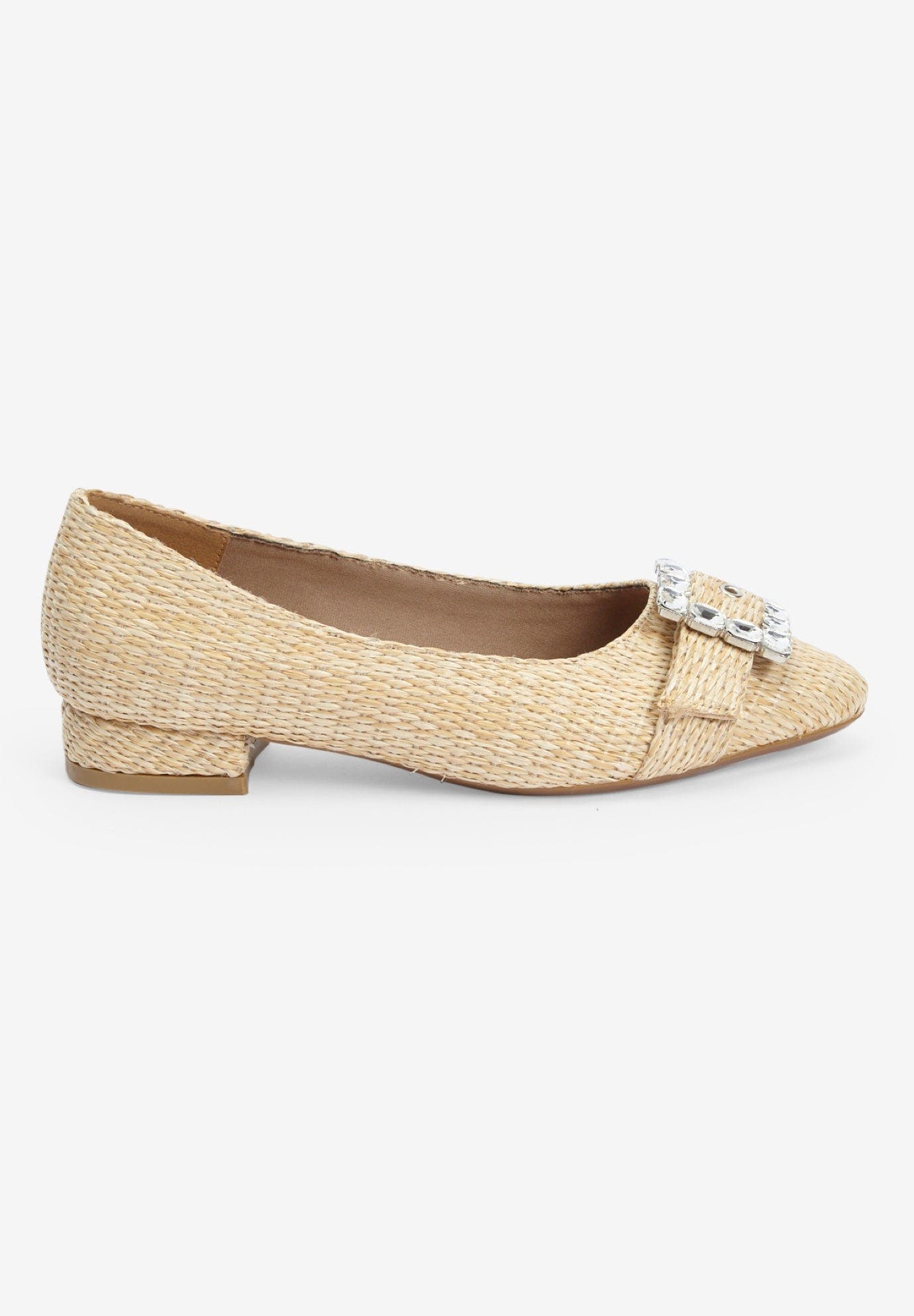 The Genessa Slip On Flat, Alternate, color, NATURAL