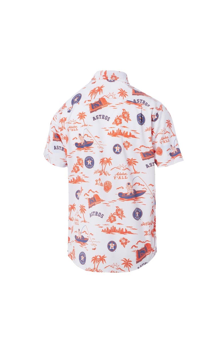 Reyn Spooner Men's Reyn Spooner  White Houston Astros Kekai Performance Button-Up Top, Alternate, color, White