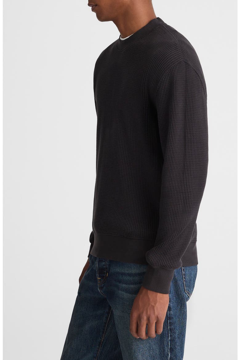Waffle Sweatshirt, Alternate, color, LICORICE