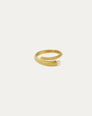 Ottoman Hands Avalon Pearl Stacking Ring