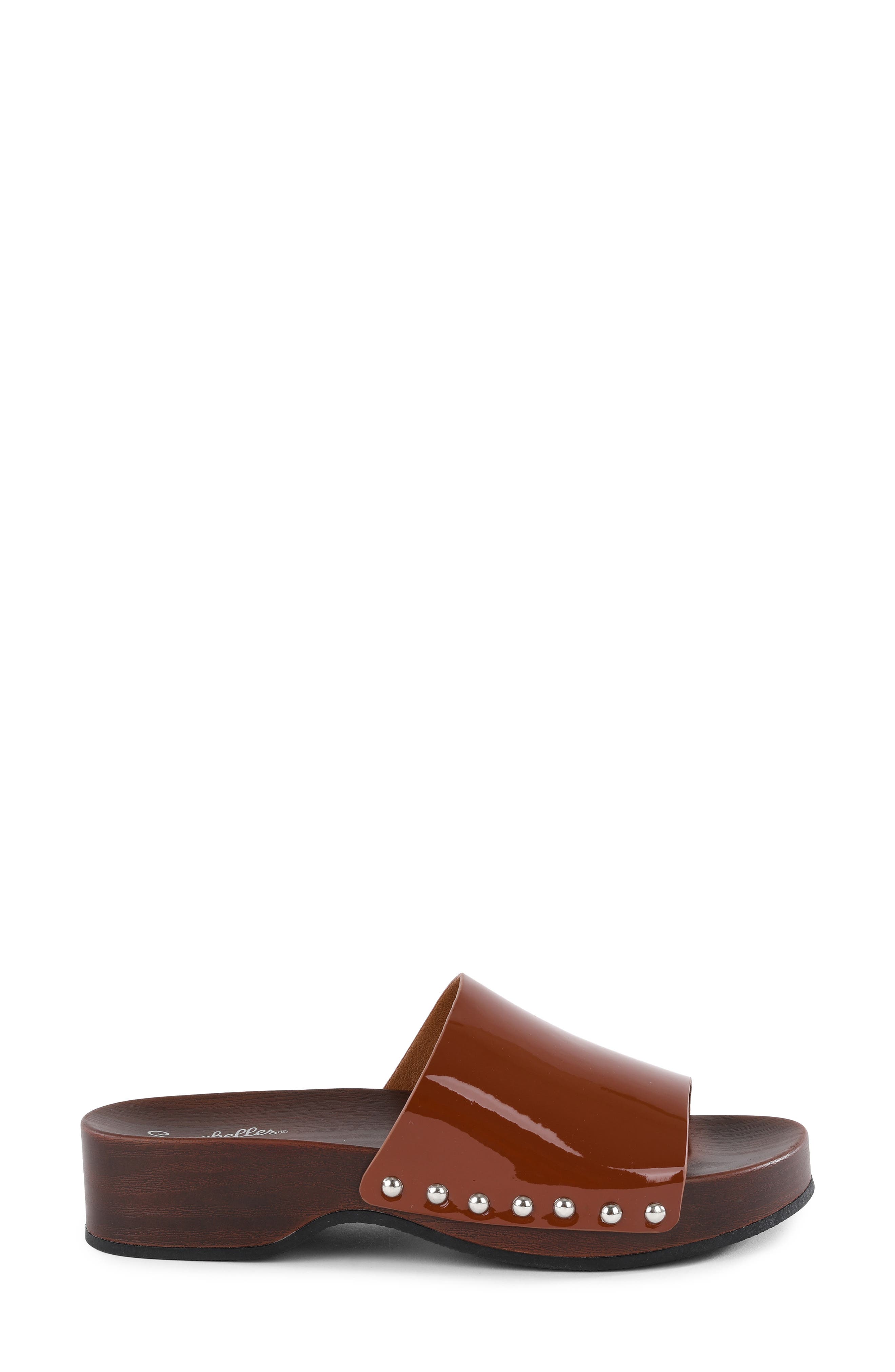 Seychelles City Lights Slide Sandal, Alternate, color, Brown