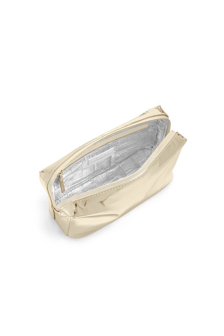 Performance Beauty Bag, Main, color, Metallic Gold