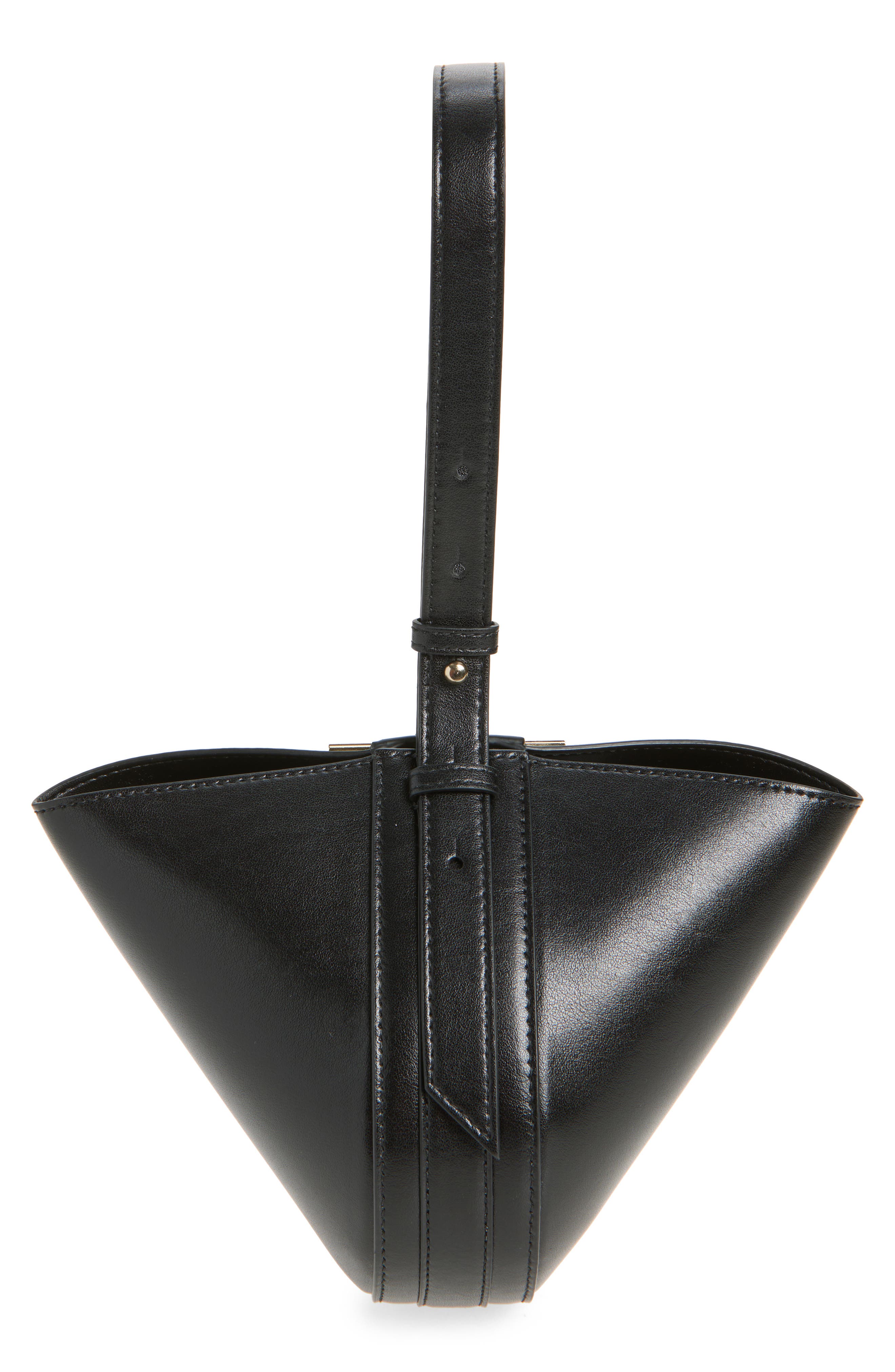 Victoria Beckham Mini Dia Leather Pouch Clutch, Alternate, color, 