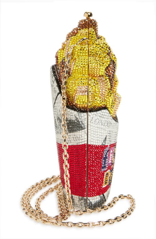 Judith Leiber Couture French Fries & Chips Crystal Embellished Clutch