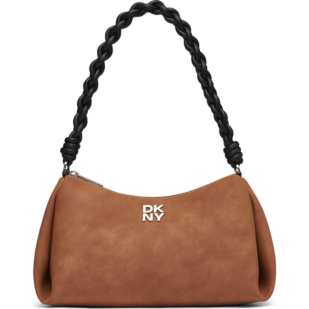 Dkny Remy Top-zip Shoulder Bag In Brown