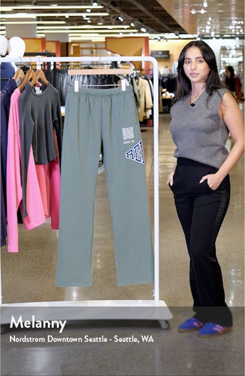 Scan to Relax Straight Leg Sweatpants, sales video thumbnail